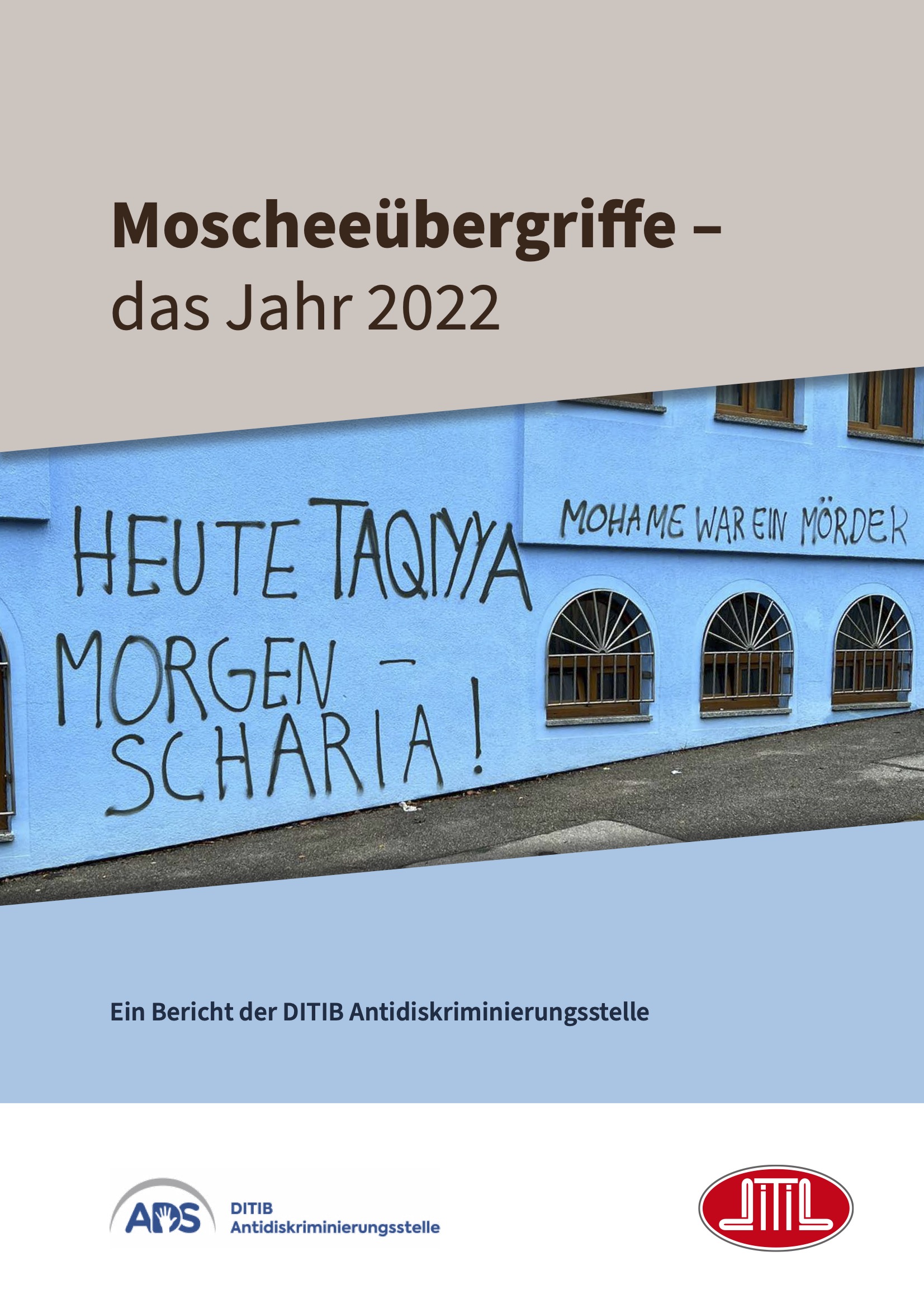 Cover: Moscheeübergriffe- das Jahr 2022